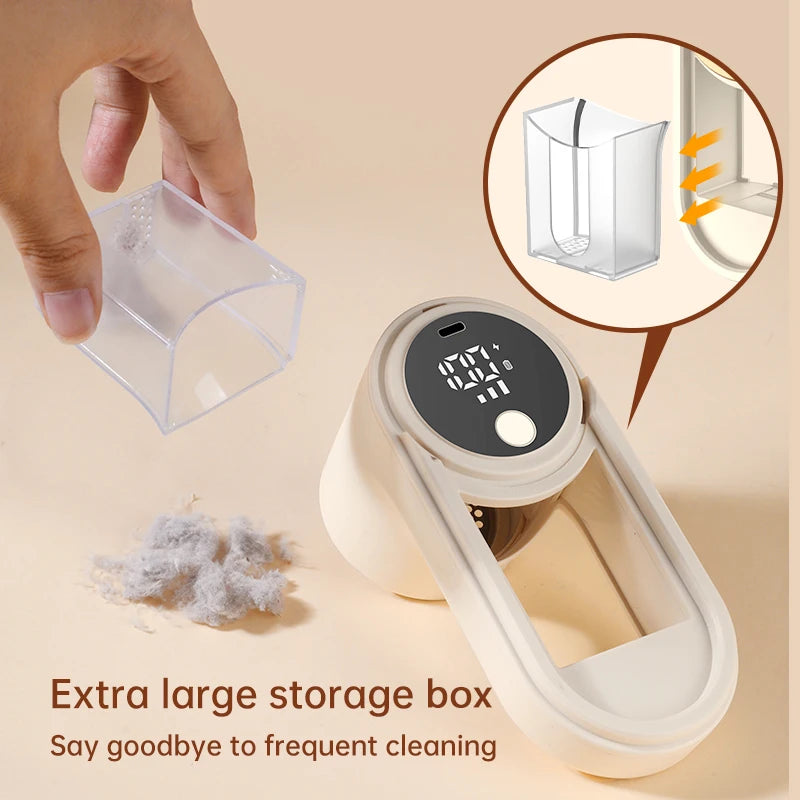 ONEKA Rechargeable Fabric Shaver Lint Remover Sweater Defuzzer Lints Fuzzs Pills Pilling Trimmer for Clothes Furniture