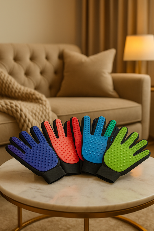 Pet Grooming Glove For Cats Brush Comb Cat Hackle Pet Deshedding Brush Glove For Animal Dog Pet Hair Gloves For Dog Grooming XW.