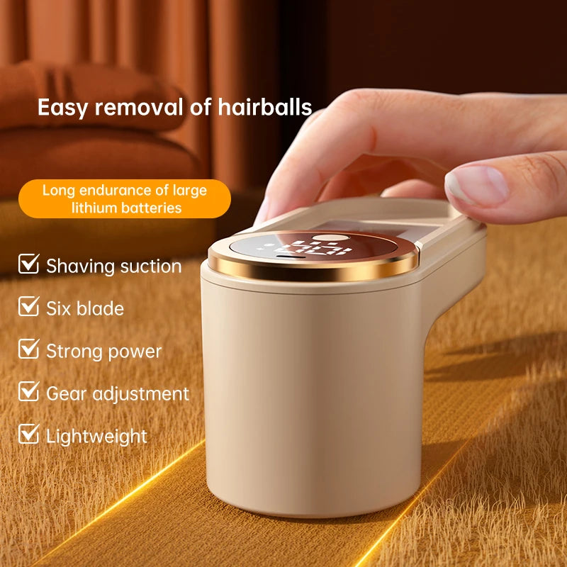 ONEKA Rechargeable Fabric Shaver Lint Remover Sweater Defuzzer Lints Fuzzs Pills Pilling Trimmer for Clothes  Furniture